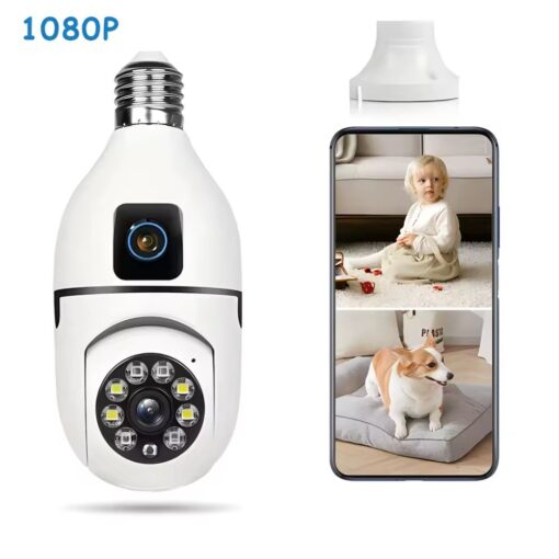 Telecamera lampadina IP Wi-Fi Dual Lens YOOSEE 4MP E27
