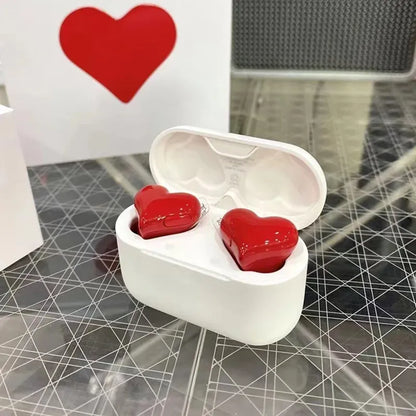 Auricolari wireless alla moda a forma di cuore