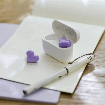 Auricolari wireless alla moda a forma di cuore