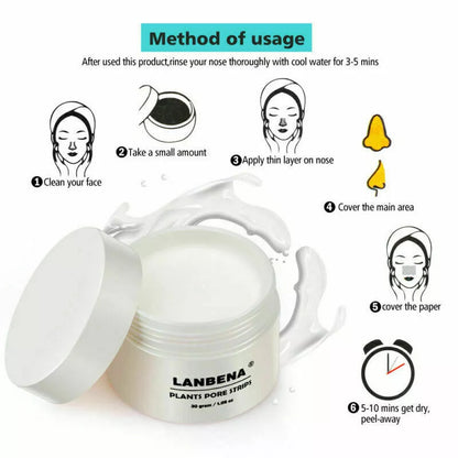 LANBENA Cream | Crema per la rimozione dei punti neri viso e naso